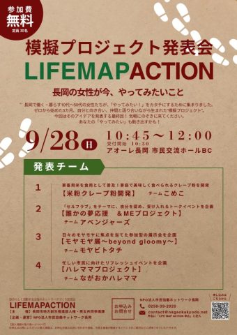 LIFEMAPACTION 模擬プロジェクト発表会
